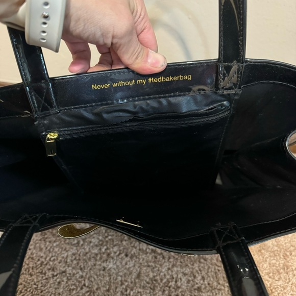 Ted Baker London large‎ shopper tote bag black - Picture 10 of 12